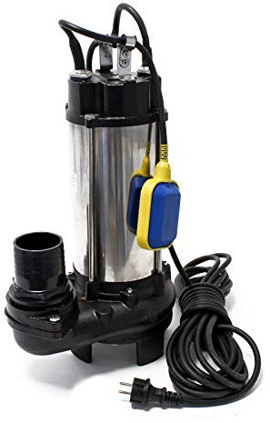 Schmutzwasserpumpe Schwimmerschalter Häcksler 31200 L/h 2200 W Förderhöhe bis 10 m
