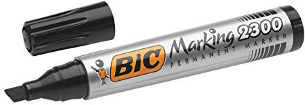 Bic Marking 2300 Permanent Marker Pens Pack of 3 PTE mm Wide Black