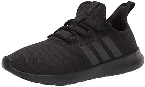 adidas Women's Cloudfoam Pure 2.0 Running Shoes, Black/Black/Core White, 6