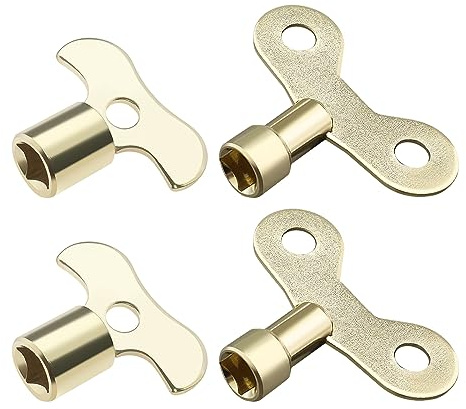 Create idea 4PCS Faucet Key Radiator Valve Key 6mm 7mm Water Tap Knob Switch Multi-Functional for Factory Garden Public Place Home