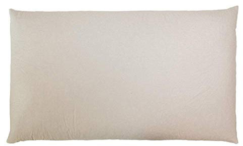 GIRAFFENLAND Bio Buchweizenkissen 40x80cm, Bio-Perkal + Bio Füllung, direkt befüllt | ungefärbt und ungebleicht | Schlafkissen, Kopfkissen