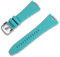 CRAFTER BLUE TS01 Uhrenarmband mit geradem Ende, FKM, Gummi, Ersatz für Tissot PRX 40 mm, 410/407 Quartz/Automatik-Versionen, 40 mm, Kein Edelstein
