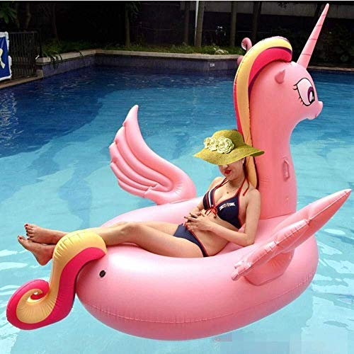 Inflatable Pool Floats inflatable pool toys 2019 summer new adult pink floating row inflatable flamingo swan pineapple floating bed swimming water float - 275 * 140 * 120cm for Chilling in The Pool