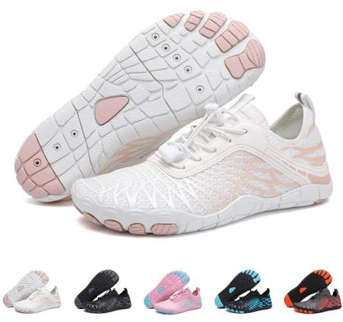 Barezoey 2026 New Barefoot Shoes for Women Mens,Hiking Barefoot Shoes Womens Footwear,Comfortable & Non-Slip Barefoot Vitality Shoe Women's Athletic Footwear,Wide Toe Box Water Shoe for Women Men