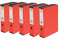 Q-Connect 75mm Box File Foolscap Red (Pack of 5) 31818KIN0