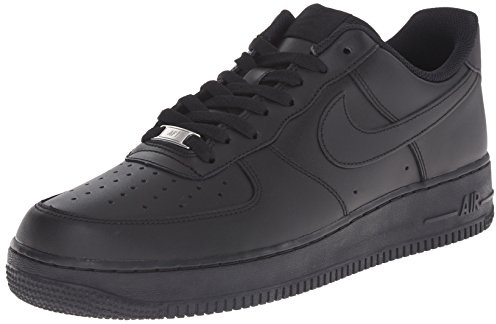 Nike Unisex Air Force 1 '07' Trainers, Black, 6 UK