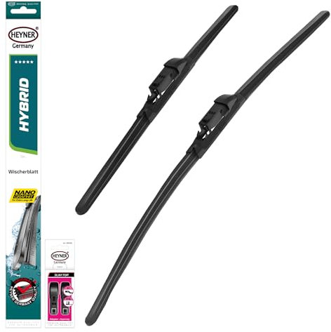 HEYNER® Scheibenwischer Set passend für VW T-ROC (07.2017-10.2024) HYBRID Flachbalkenwischer Frontscheibenwischer