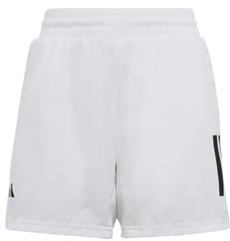 Adidas Garçon Club Tennis 3-Stripes Shorts, White, 7-8 Years