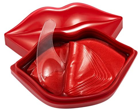 Healeved Feuchtigkeitsspendende Lippenmaske 20 Stück Lippenpflegemaske Lippenmasken Lippenernährungspflaster Lippenpads gegen Falten Einfach Zu Verwenden und Aufzubewahren