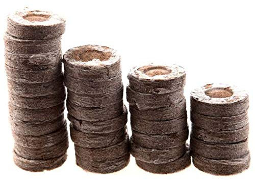 CAIONPLE Lot de 100 granulés de tourbe professionnels pour plante, démarrage, plante, plant, plante, école