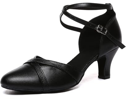 MINITOO Scarpe da ballo da donna standard Salsa Latin comode scarpe da sera, 38 EU