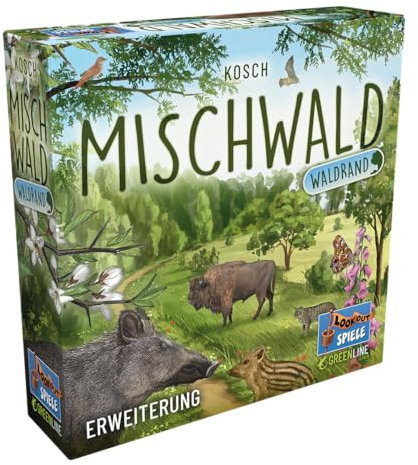 Lookout, Mischwald – Waldrand, Erweiterung, Familienspiel, Kartenspiel, 2-5 Spieler, ab 10+ Jahren, 60 Minuten, Deutsch