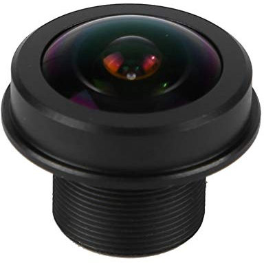 5MP HD Fisheye Board Lentille 180 ° Grand Angle Universel à Focalisation Fixe pour Caméra de Surveillance CCTV avec Matériel ABS, Monture M12 pour Bébé Pet Surveillance