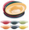 imposyu Set di 6 Piatti da Pasta Servizio Piatti Moderni Semplice e Bello Piatti Fondi Plastica Riutilizzabile Piatti Piani per Pasta Insalate Bistecche (23cm, 300ml)