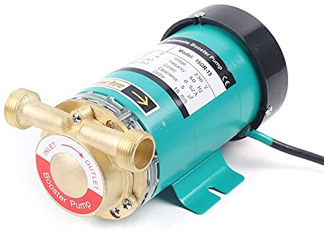 120W 25L/min Stainless Steel Hot Water Circulation Pump Household Shower Hot Water Pressure Booster Pump for Domestic Central Heating System