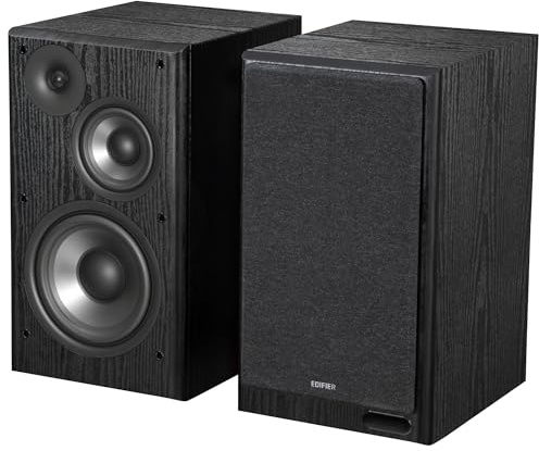 Edifier Diffusori attivi R2750DB MKII, casse HiFi amplificate 144 W RMS. Sistema a 3 vie con Bluetooth 6.0, HDMI eARC, audio Hi-Res 24bit/96kHz e Sub Out, Nero