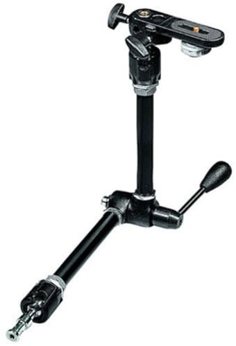 Manfrotto 143A - Trípode Completo, Brazo con Zapata, Negro