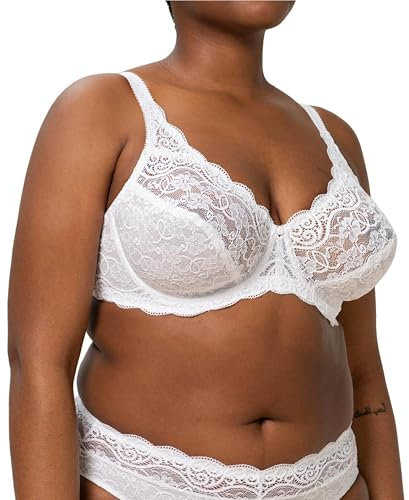 Triumph Women's Amourette 300 W X Bra, White, 46D
