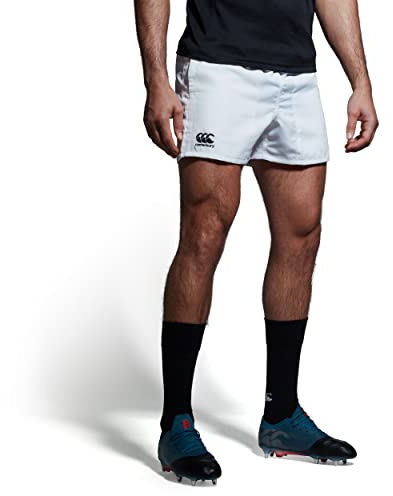 Canterbury Herren Rugbyshorts Professionel Synthetisch, Weiß, L, E523406-001-L