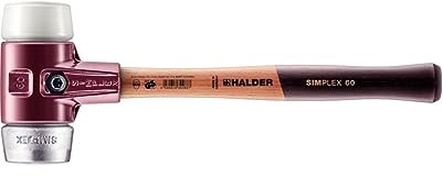Simplex Schonhammer, Superplastik / Weichmetall; mit Tempergussgehäuse und hochwertigem Holzstiel | D=60 mm | 3079.060
