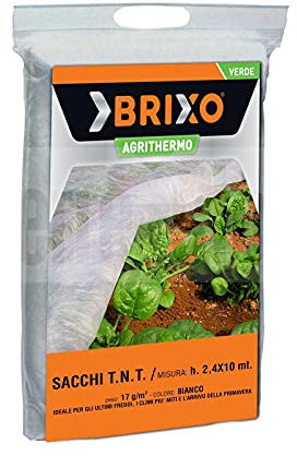 Telo antighiaccio copri piante antigelo traspirante in tnt thermo contro il freddo per piante alberi cm h2,4 x 10 mt