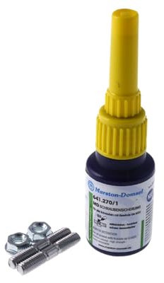 Auspuff Stehbolzen Mutter M6 Schraubensicherung 10ml Roller Quad ATV Moped Rex