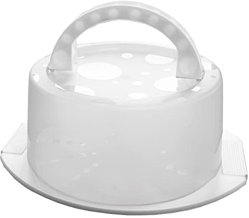 Bestlivings Kuchen-Transportbox in versch. Größen und Farben mit Stückteilungshilfe (inkl. Tragegriff) mit abnehmbaren Deckel