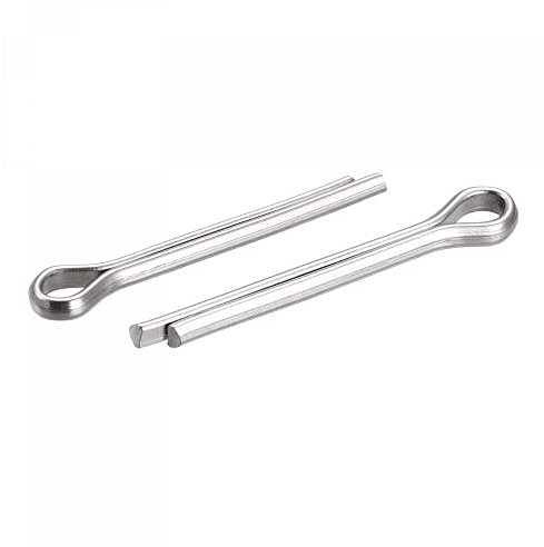 sourcing map 5pcs Goupilles Fendue, Acier Inox Pince Attache Raccord pour Automobile 4mm x 30mm