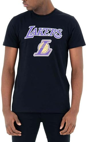 New Era - NBA Los Angeles Lakers Logo T-Shirt, Größe:M
