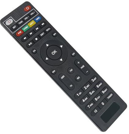 VINABTY Mando a Distancia reemplazado para ﻿Dcolor Full HD Scart TV Stick Riceve DVB-T2