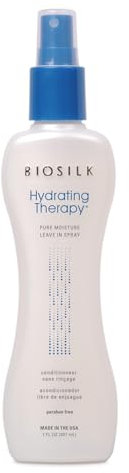 BioSilk Hydrating Therapy Pure Moisture Spray sans rinçage pour laque unisexe 7 oz