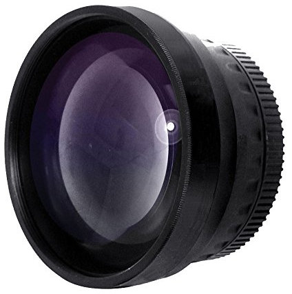 Digital Nc Lente de conversión de telefoto Optics 2.0X para Sony Cybershot DSC-HX100V (Incluye Anillo Adaptador de Lente)