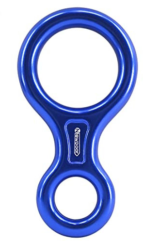 NewDoar 35 KN 8 Sicherungsgerä Abseilgerät Abbildung 8 Rescue Liniensystem (Typografie) Belay Device Rappel Klettern Belay Equipment Gear(blau)