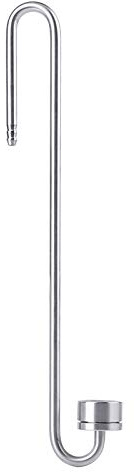 Jenngaoo Difusor de CO2, Difusor de Dióxido de Carbono de Acero Inoxidable, Atomizador, Suministros para Peceras, Equipo para Tanque Plantado de Acuario(M (250mm))