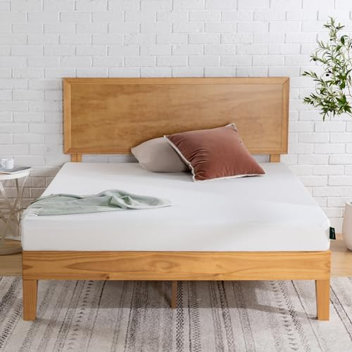 Zinus Materasso 140x190cm - Altezza 15cm MED H2-H3 - Materasso in memory foam al tè verde