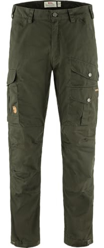 Fjällräven Vidda Pro Men's Hiking Trousers (US, Wasit Inseam, 34, 32, Regular, Regular, Deep Forest)