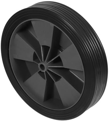 VICASKY BBQ Grill Replacement Rubber Wheel Heavy Duty Rotating Wheel for Barbecue Cart Outdoor Cooking Accessories Picnic Camping