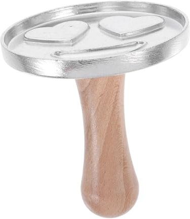 POPETPOP Stampo Per Biscotti Biscotto Dessert Muffa Tipo Stampo Di Biscotti Rilievo Attrezzo Timbro Da Forno Per Biscotti Da Forno Casa Cottura Forno Fare Di Legno Argento