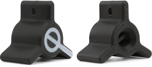 SHARROW 2pcs Archery Arrow Nock Corrector, Arrow Tail Adjustment and Repair Tools for Compound Bow or Recurve Bow Arrows (Black, Recurve Version)