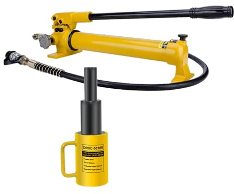 8in/200mm slaglängd hydraulcylinderdomkraft med CP-700 handpump, domkraft för lyft 20T, bärbar domkraft, flersektions hydraulisk domkraft (30T jack+CP)