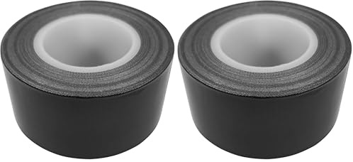 cyclingcolors 1x ruban adhésif PTFE anti-adhérent haute température bande tissu de verre enduit imprimante 3D machine sous vide noir, 30mm x 10m (Lot de 2)