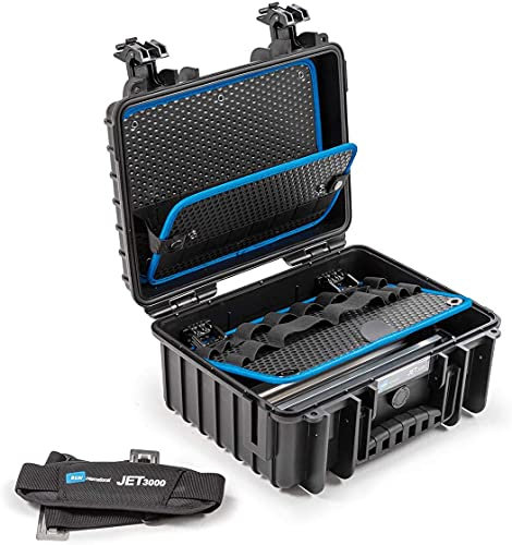 B&W 117.16/L JET3000 Valise d'outillage 9 pièces, Noir, 32,9 x 23,3 x 15,2 cm