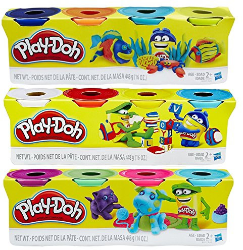 Play-Doh Colors 20oz Gift Set Bundle (12 Cans & 60oz Total)