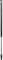 Vikan Aluminium Handle, Ø31 mm, 1310 mm, Black