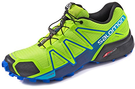 Salomon Men's Speedcross 4 Trail Running Shoes, Lime Green, 11 D US