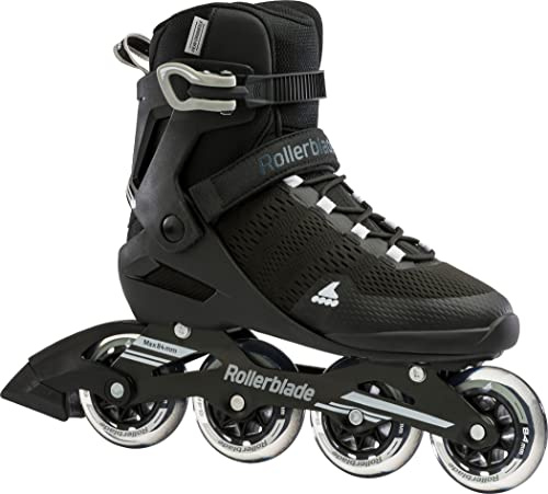 Rollerblade Sirio 84 inline-skridskor för män, Nero Bianco - 38.5 EU