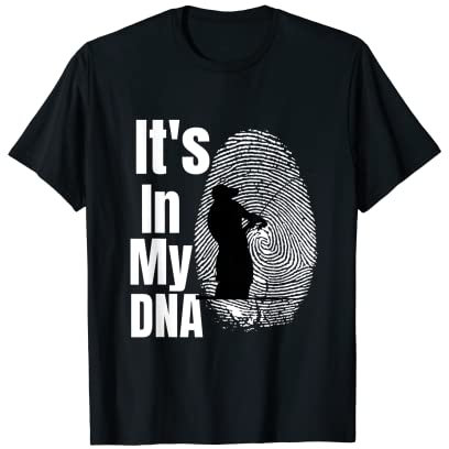 Lustige Angelbekleidung für Männer, Frauen und Kinder mit Aufschrift It's In My DNA! T-Shirt