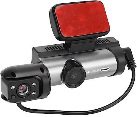 Conduite Enregistreur Vidéo Voiture Dash Cam Rotation à 360 Degrés Lentille IR Détection de Mouvement Vision Nocturne 3,16 Pouces pour la Sécurité de Conduite