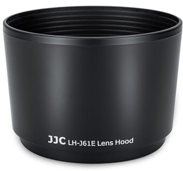 JJC Bayonet Lens Hood for Olympus M.Zuiko 75-300mm f/4.8-6.7 II, M.Zuiko 75-300mm f/4.8-6.7 & Zuiko 70-300mm f/4-5.6 ED Lens Replacement of Original Olympus LH-61E - Black
