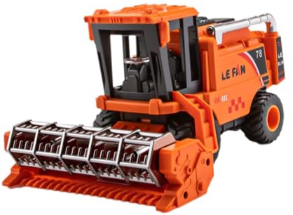 ＡＷＨＡＯ Cosechadora, Tractor de Simulación, Vehículo, Juguete para Niños, Naranja
